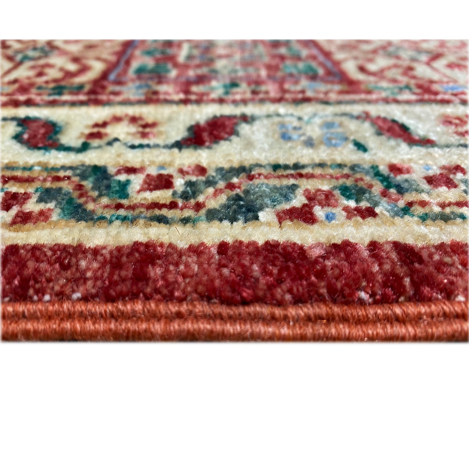 Roter Mamluk Teppich 246x161 cm - German Carpet Shop
