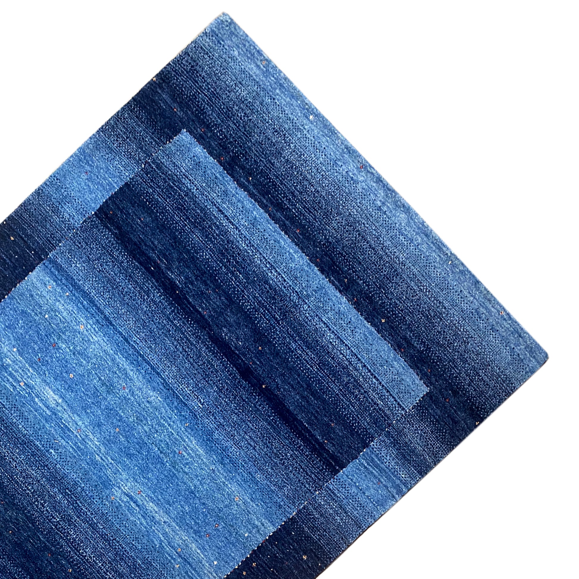 Gabbeh Teppich Blau 238x166 cm - German Carpet Shop