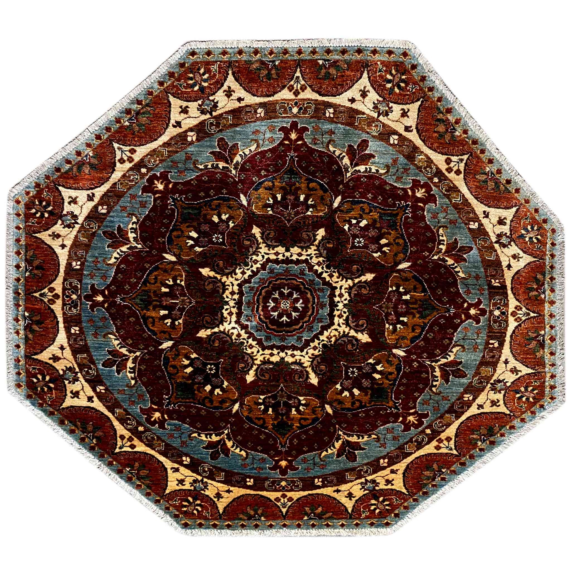 Achteckiger Teppich, 172x168 cm - German Carpet Shop