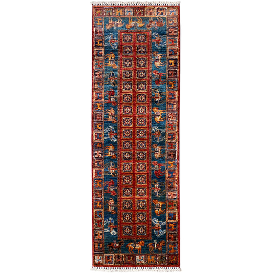 Handgeknüpfter Khorjin Läufer 257x84 cm - German Carpet Shop