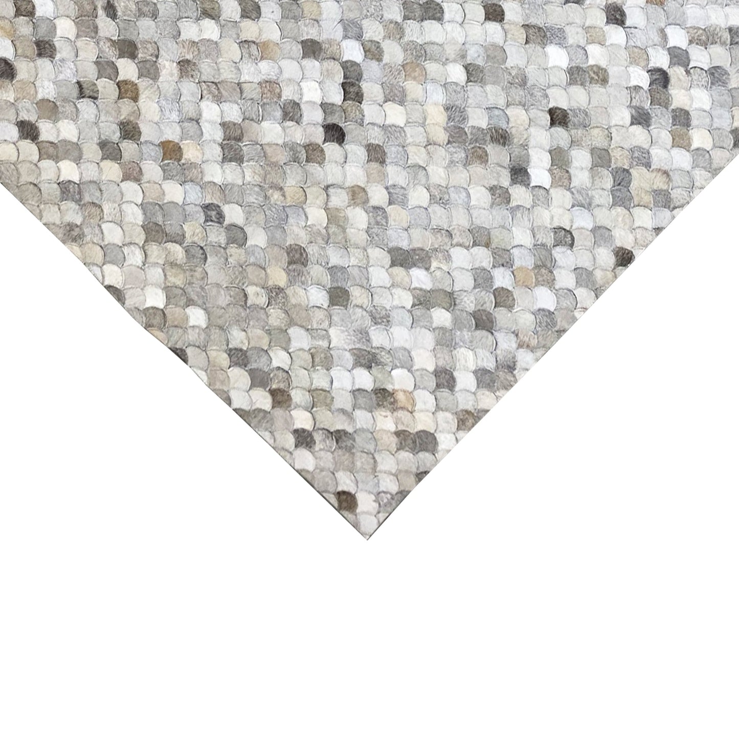 Muschel Kalbsleder Teppich 228x159 cm - German Carpet Shop