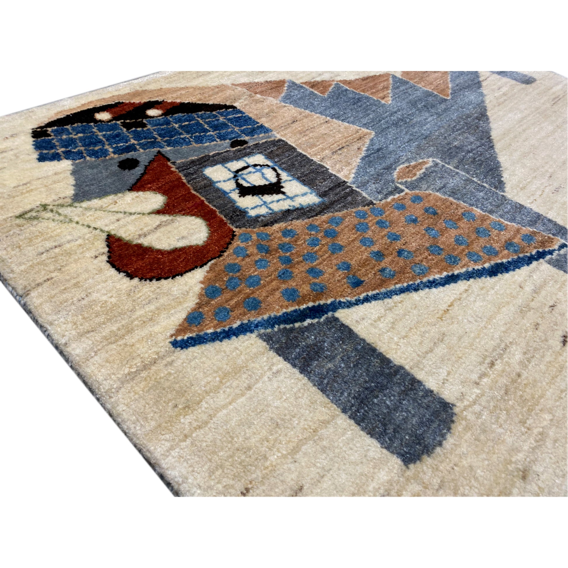 Gabbeh Teppich Abstrakt 117x80 cm - German Carpet Shop
