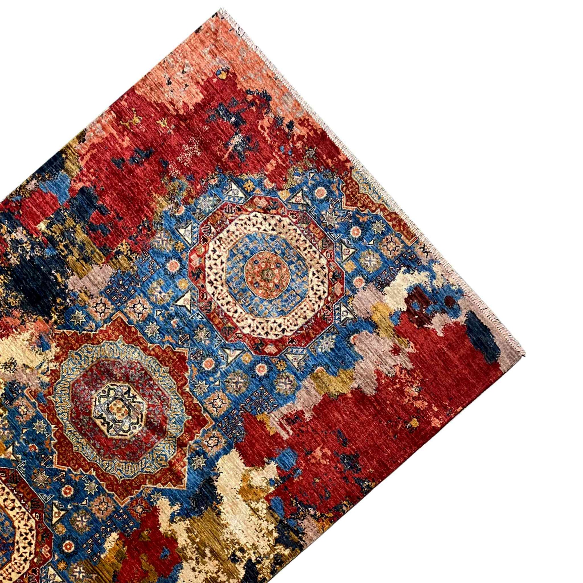 Mamluk Teppich, Rot/Mehrfarbig, 248x176 cm - German Carpet Shop