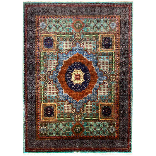 Handgeknüpfter Mamluk Teppich 310x258 cm - German Carpet Shop