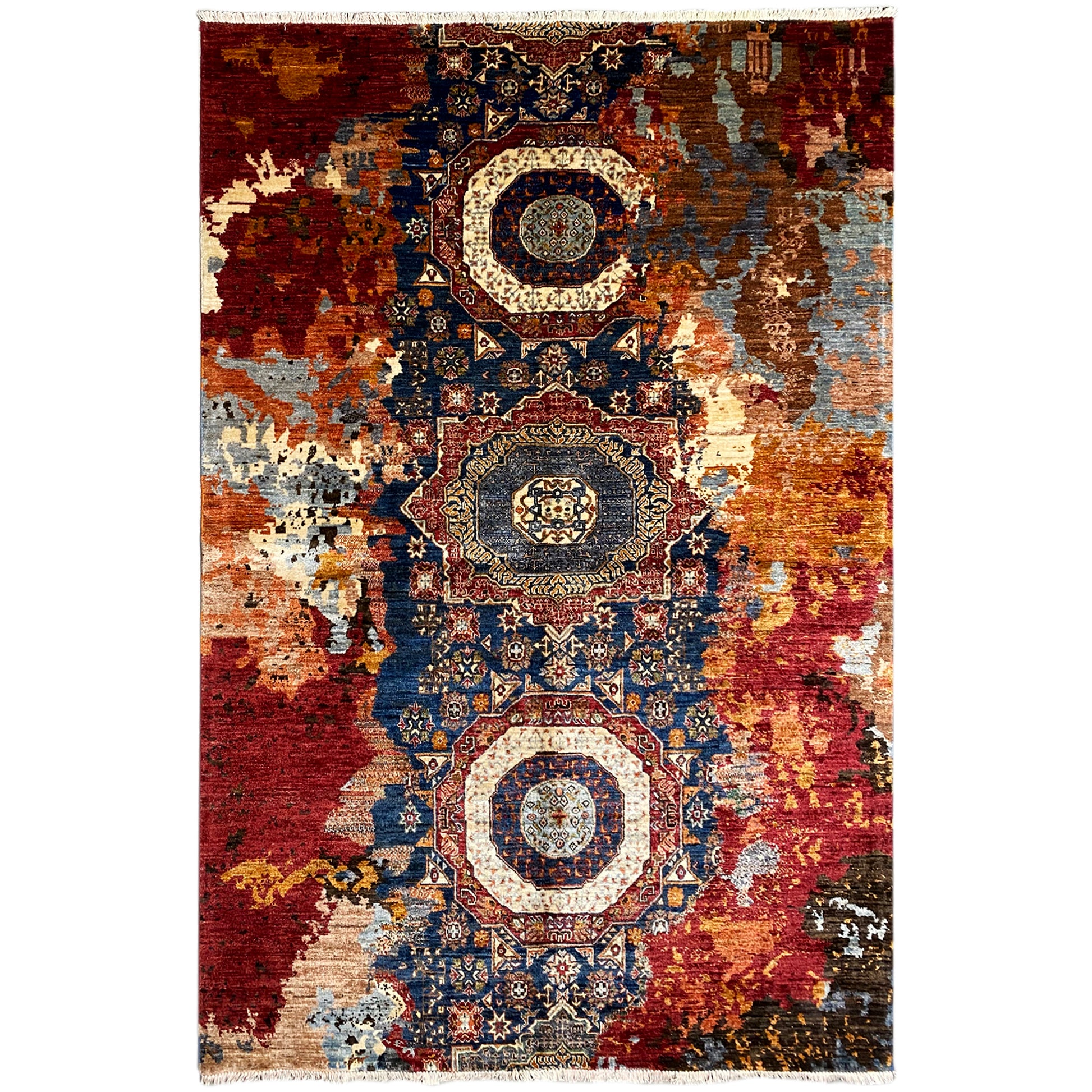 Handgeknüpfter Mamluk Teppich 240x173 cm - German Carpet Shop