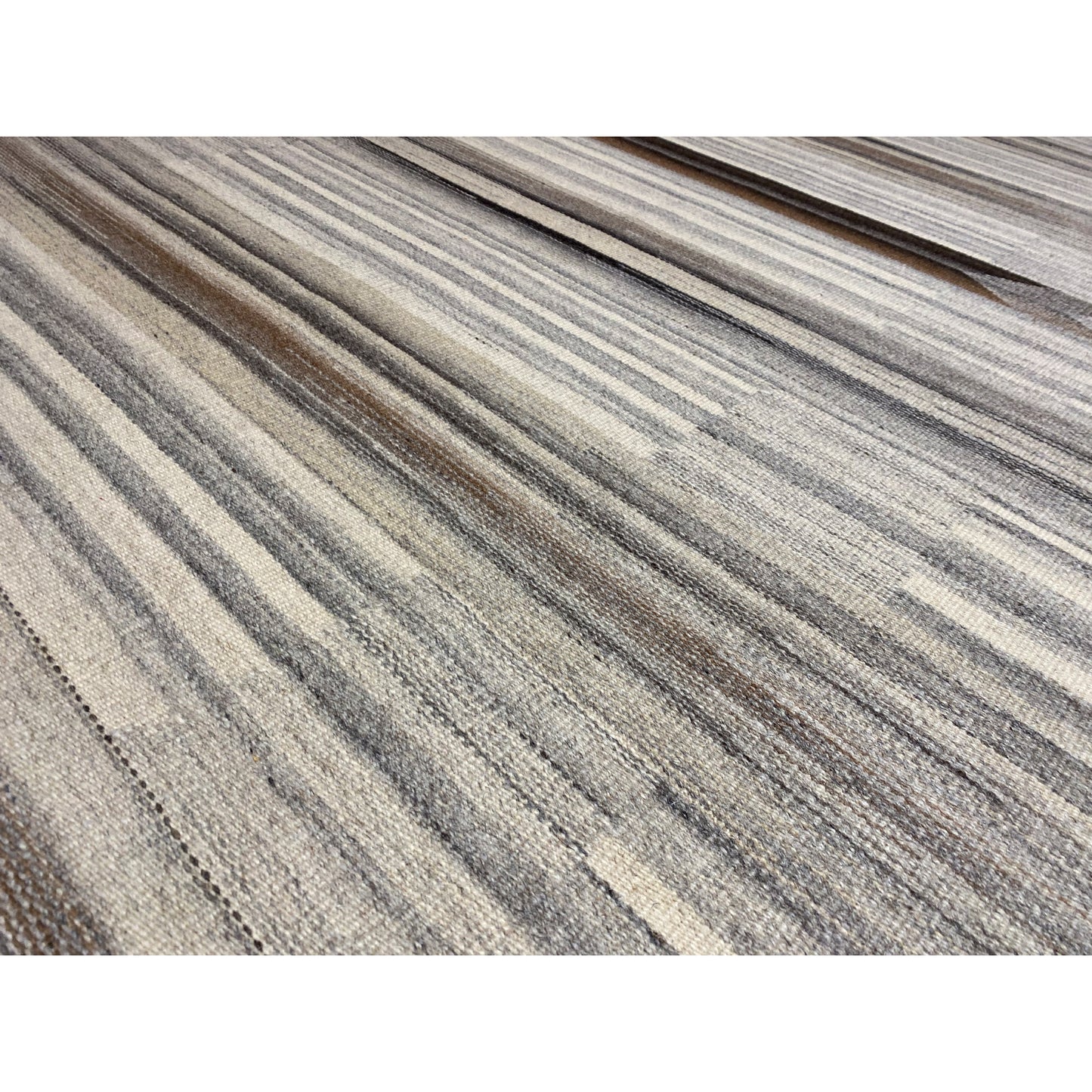 Handgefertigter Kelim Dhurrie Beige – 230x160 cm - German Carpet Shop