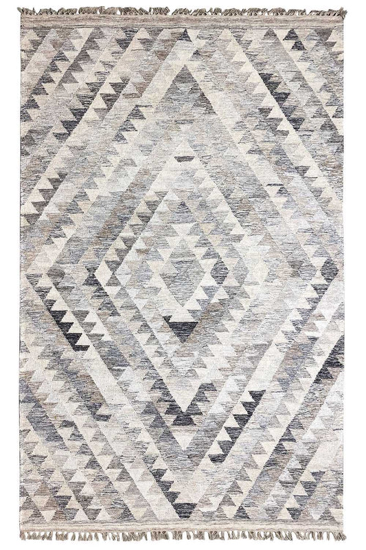 Moderne Kelim - Dhurrie - (237x155 cm) - German Carpet Shop