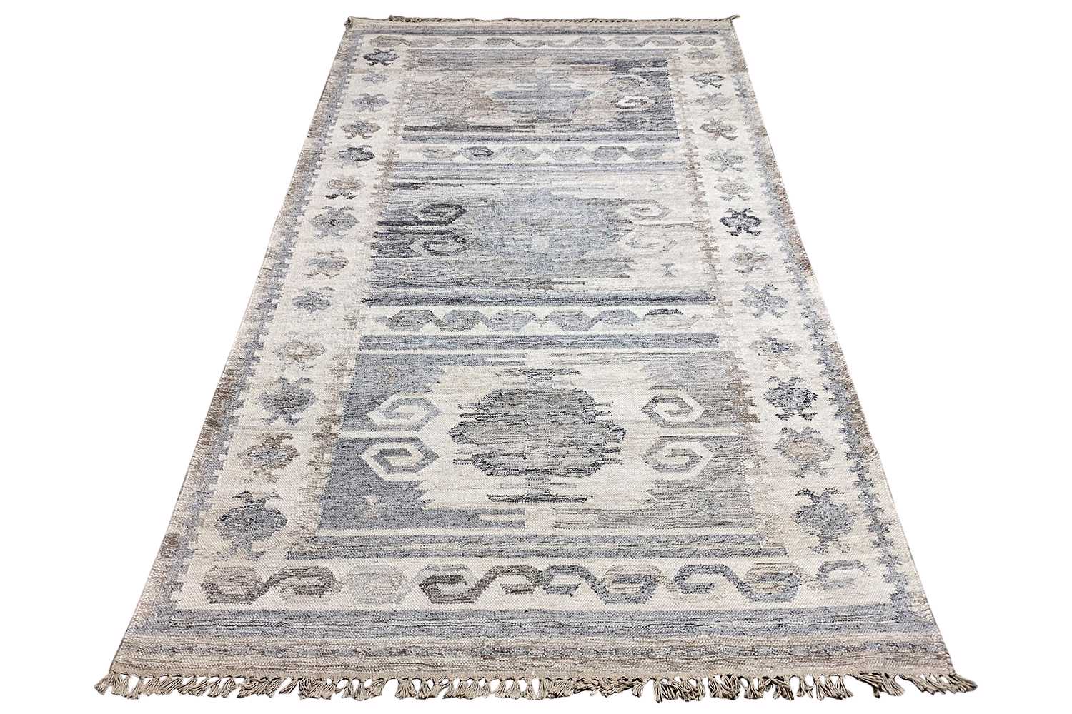 Moderne Kelim - Dhurrie - (244x152 cm) - German Carpet Shop