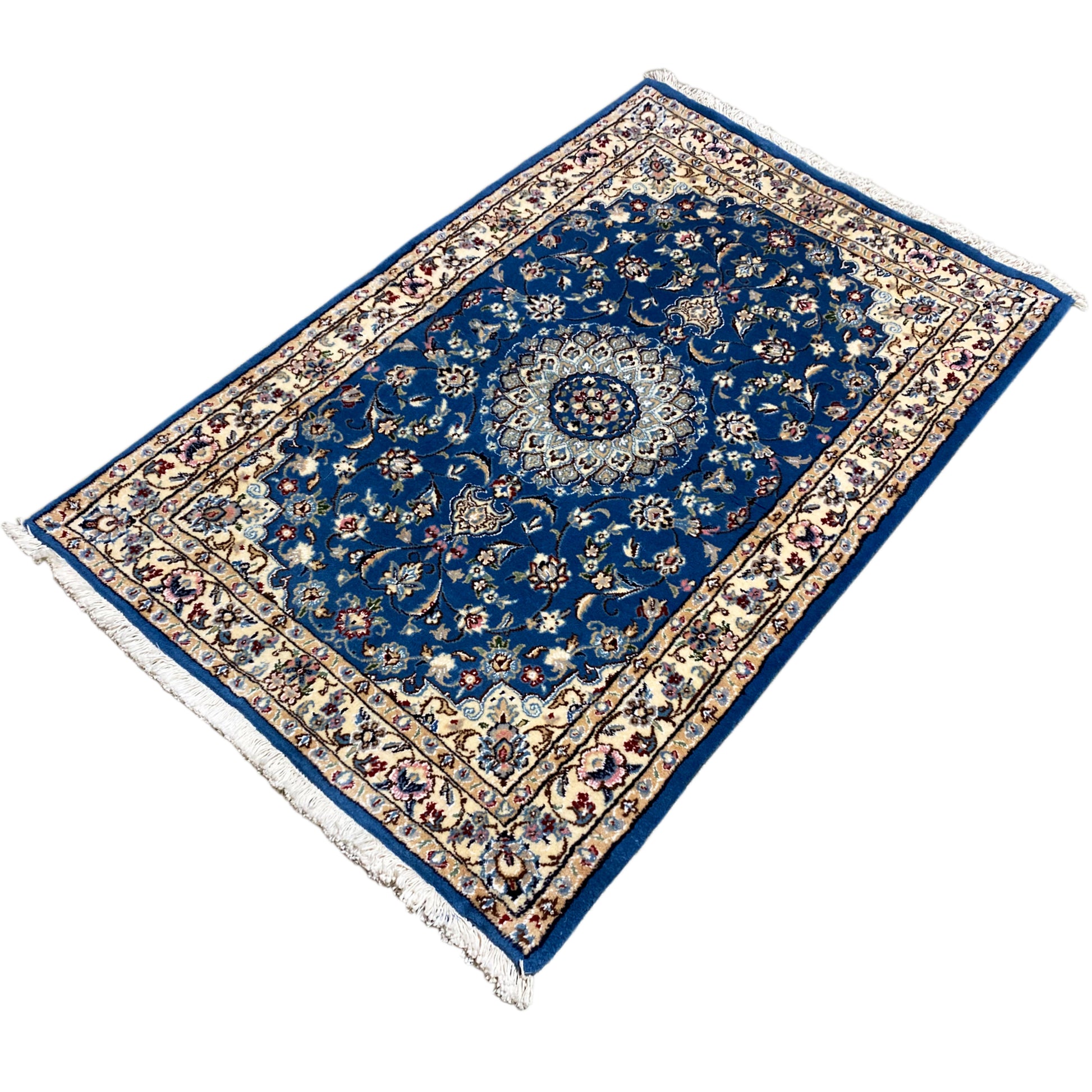 Nain Teppich Blau, 120x77 cm - German Carpet Shop
