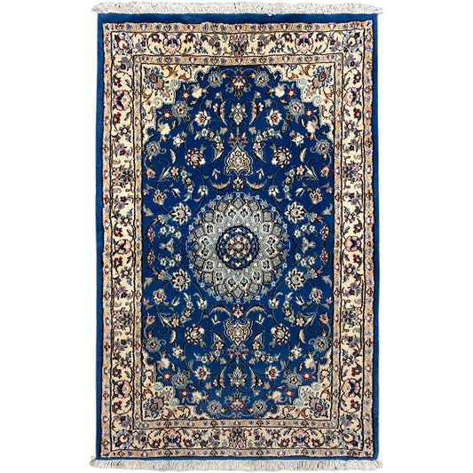 Nain Teppich Blau, 120x77 cm - German Carpet Shop