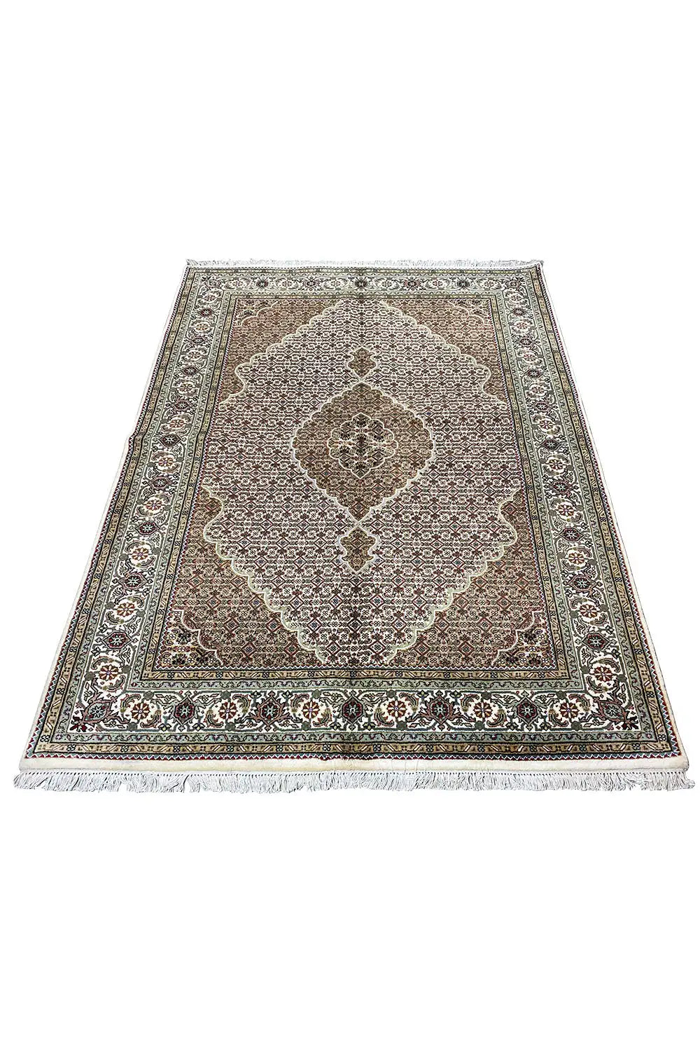 Indo Täbriz Teppich - 419401 (245x170 cm) - Premium Mahi from German Carpet Shop - Just €800! Shop now at German Carpet Shop