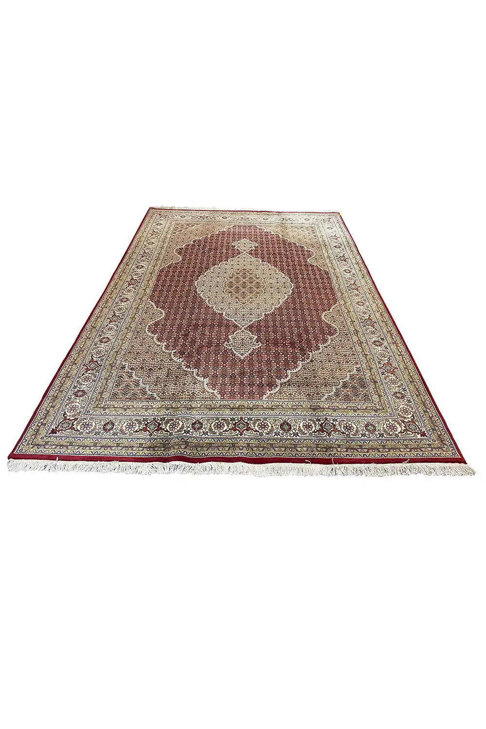 Indo Täbriz Teppich - 519402 (347x250cm) - German Carpet Shop