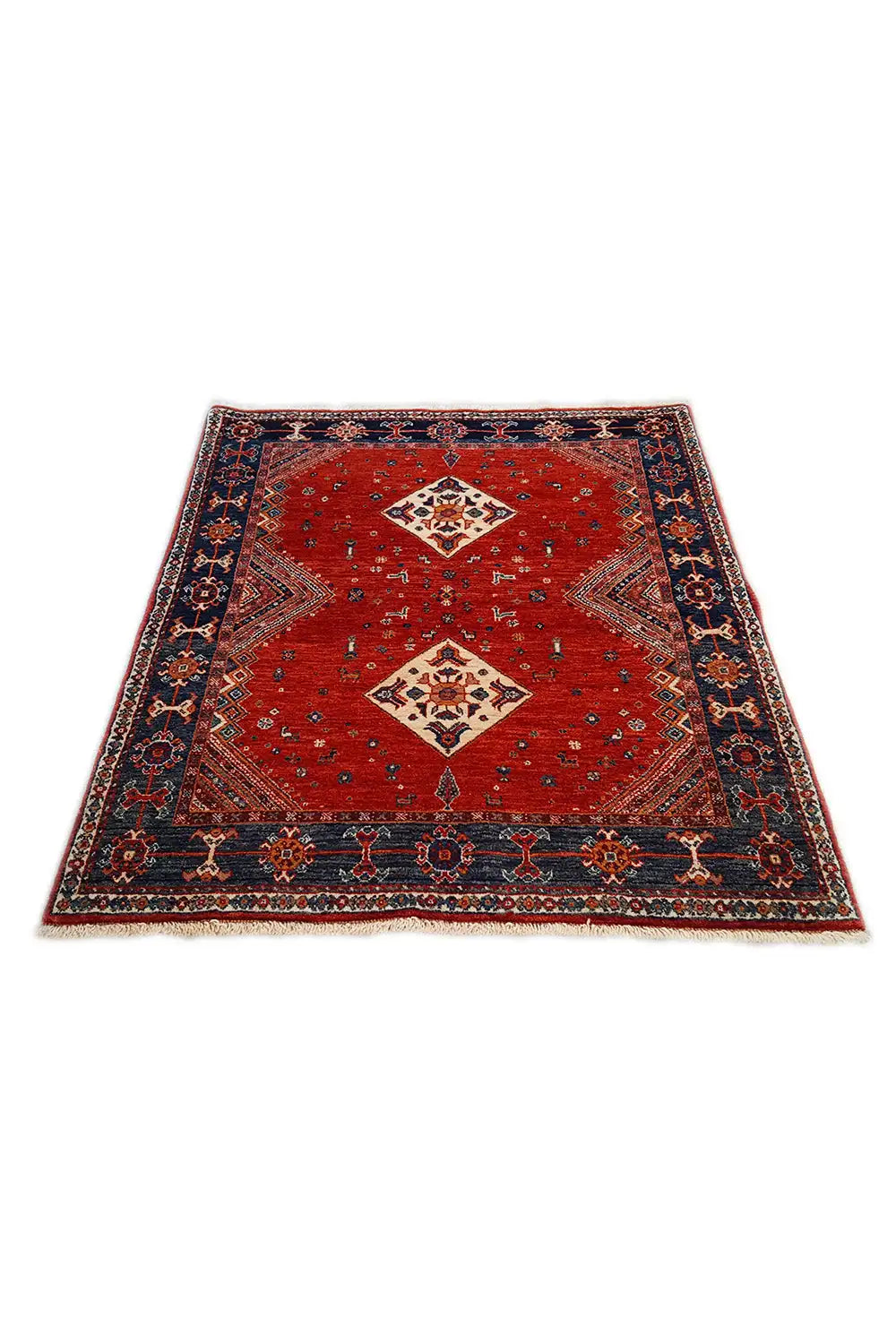 Qashqai Exklusiv 9701447 - (122x102 cm) - Premium Teppich from German Carpet Shop - Just €930! Shop now at German Carpet Shop