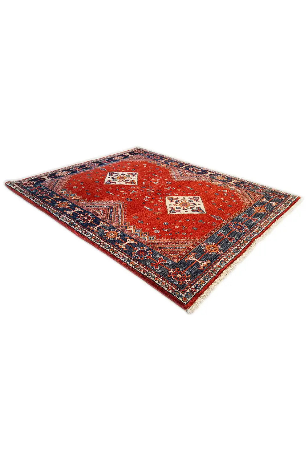 Qashqai Exklusiv 9701447 - (122x102 cm) - Premium Teppich from German Carpet Shop - Just €930! Shop now at German Carpet Shop