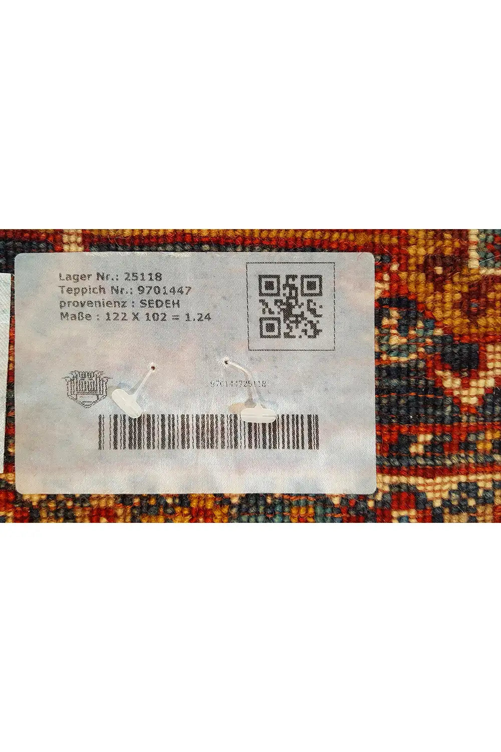 Qashqai Exklusiv 9701447 - (122x102 cm) - Premium Teppich from German Carpet Shop - Just €930! Shop now at German Carpet Shop
