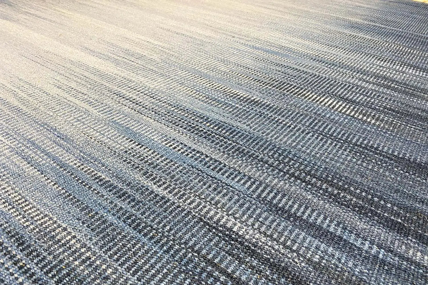 Blauer Moderne Kelim Dhurrie 160x230 cm - German Carpet Shop