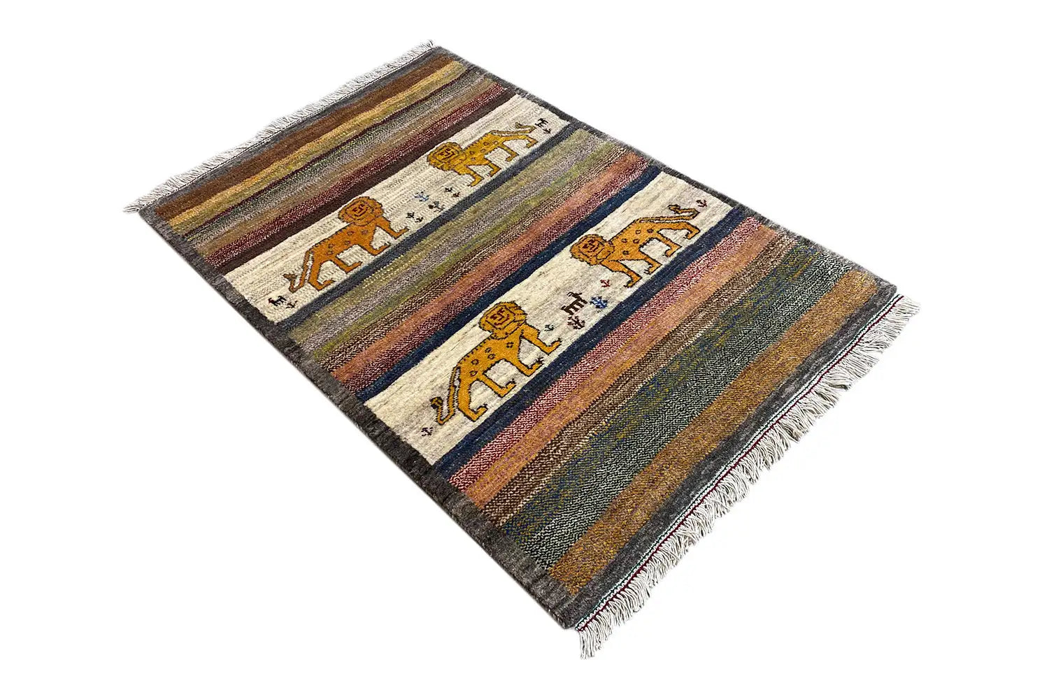 Löwen Gabbeh (120x78 cm) - German Carpet Shop