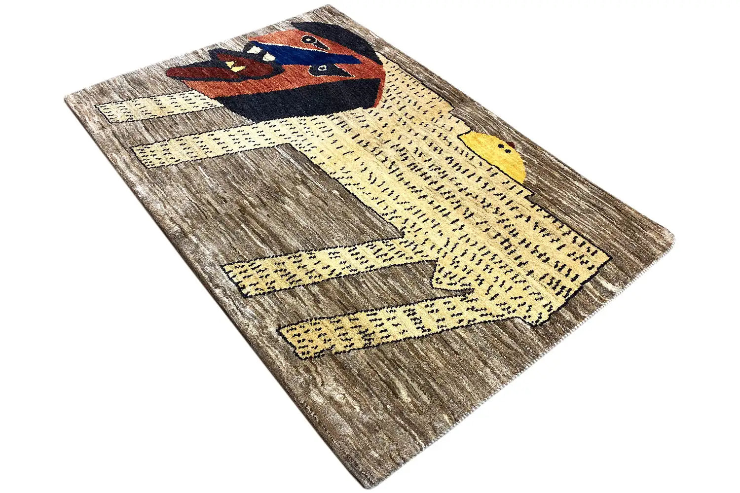 Löwen Gabbeh (118x80 cm) - German Carpet Shop