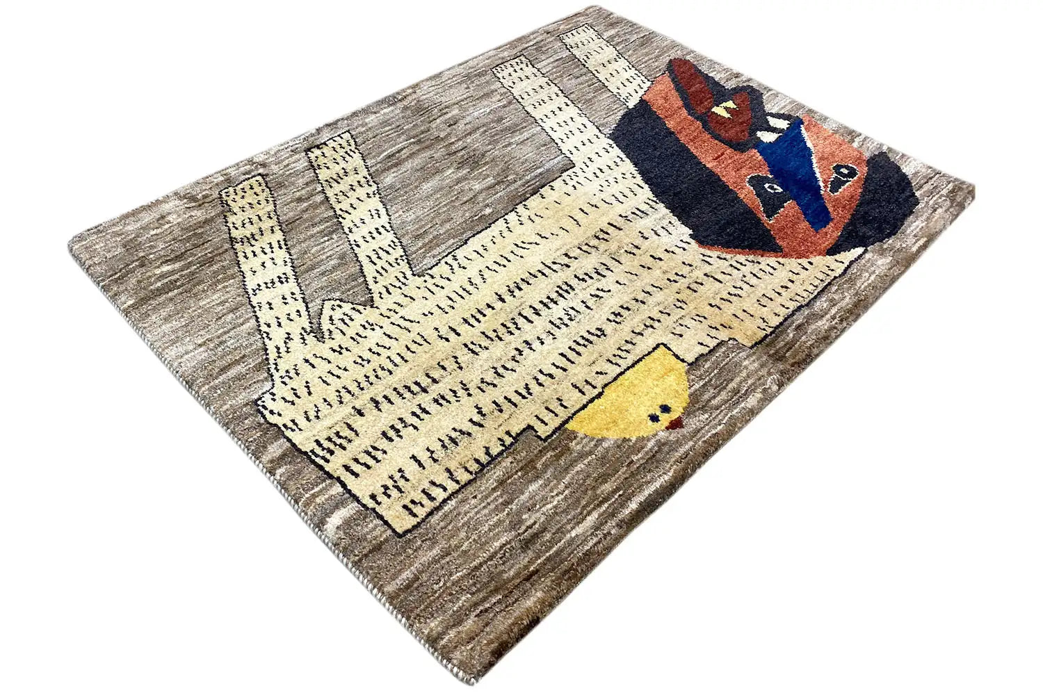 Löwen Gabbeh (118x80 cm) - German Carpet Shop