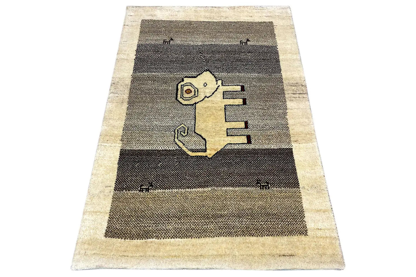 Löwen Gabbeh (120x82cm) - German Carpet Shop