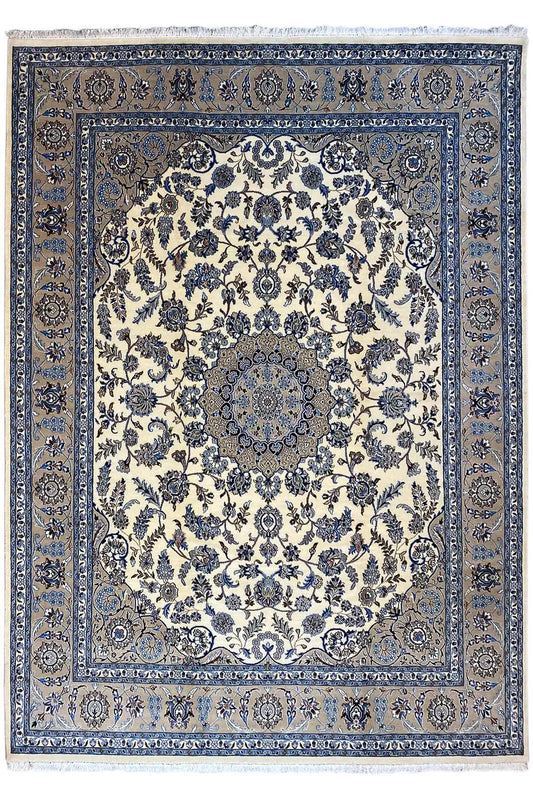 Indo Nain Teppich - Beige (310x242 cm) - German Carpet Shop