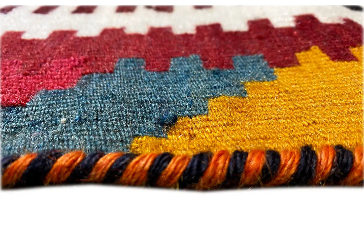 Kilim Qashqai - 24034 (258x162 cm) - Premium Kelim from German Carpet Shop - Just €375! Shop now at German Carpet Shop