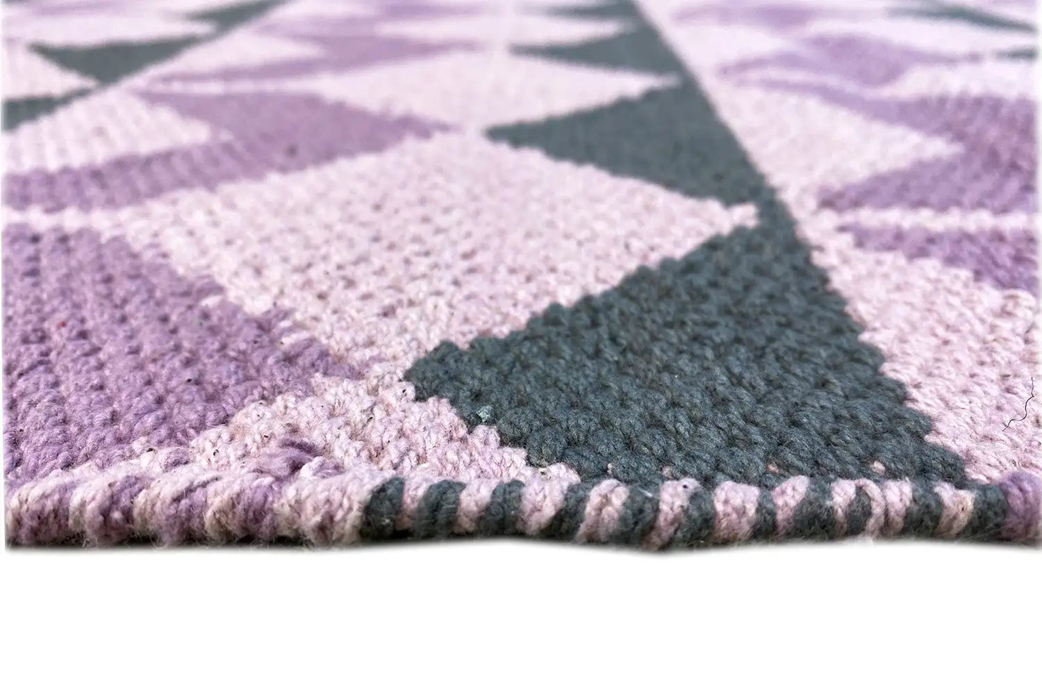 Moderner Kelim - Samak 05 Violet - German Carpet Shop