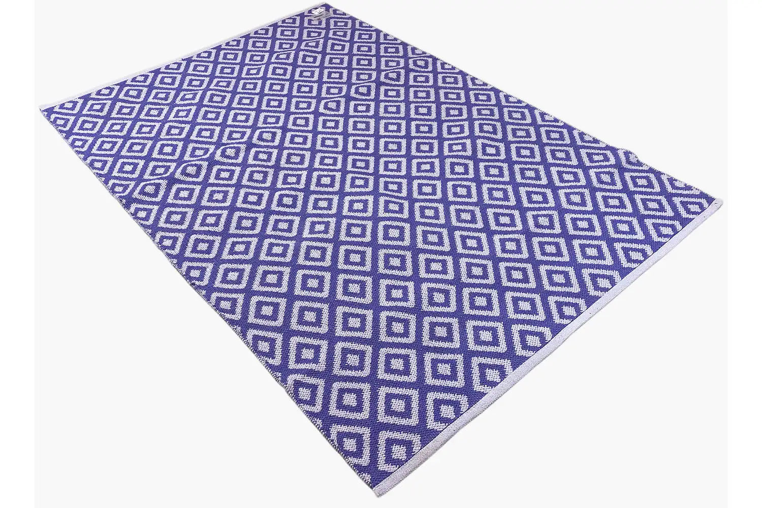 Moderner Kelim - Samak 04 Violet - German Carpet Shop