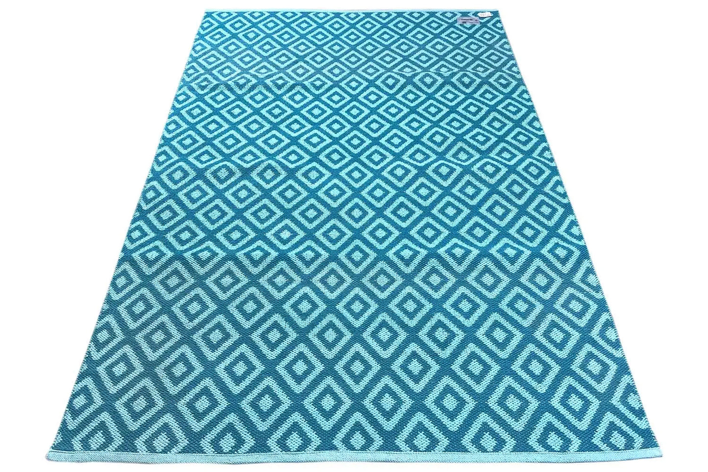 Moderner Kelim - Samak 04 Blue - German Carpet Shop