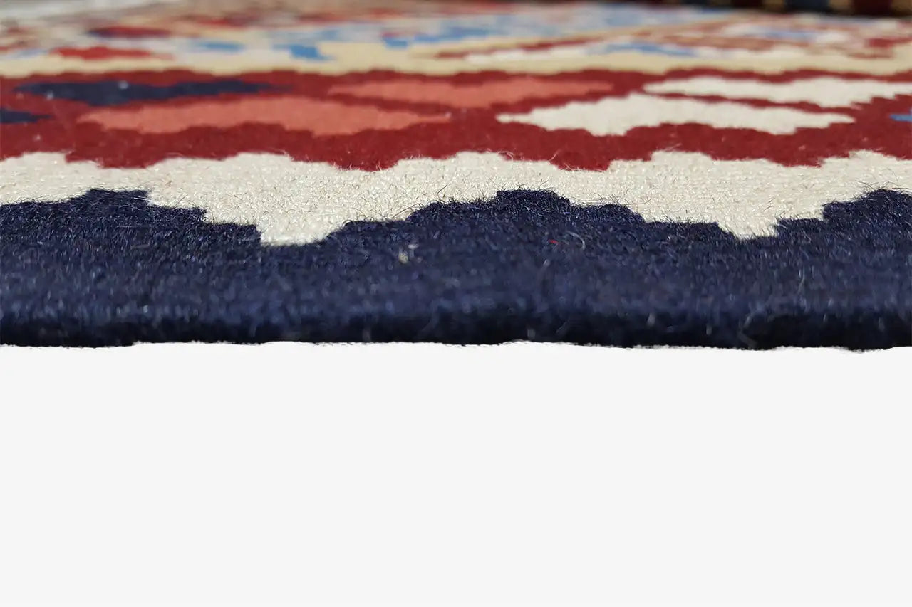 Kilim Qashqai - Multicolor 15PL 152x103 cm - German Carpet Shop