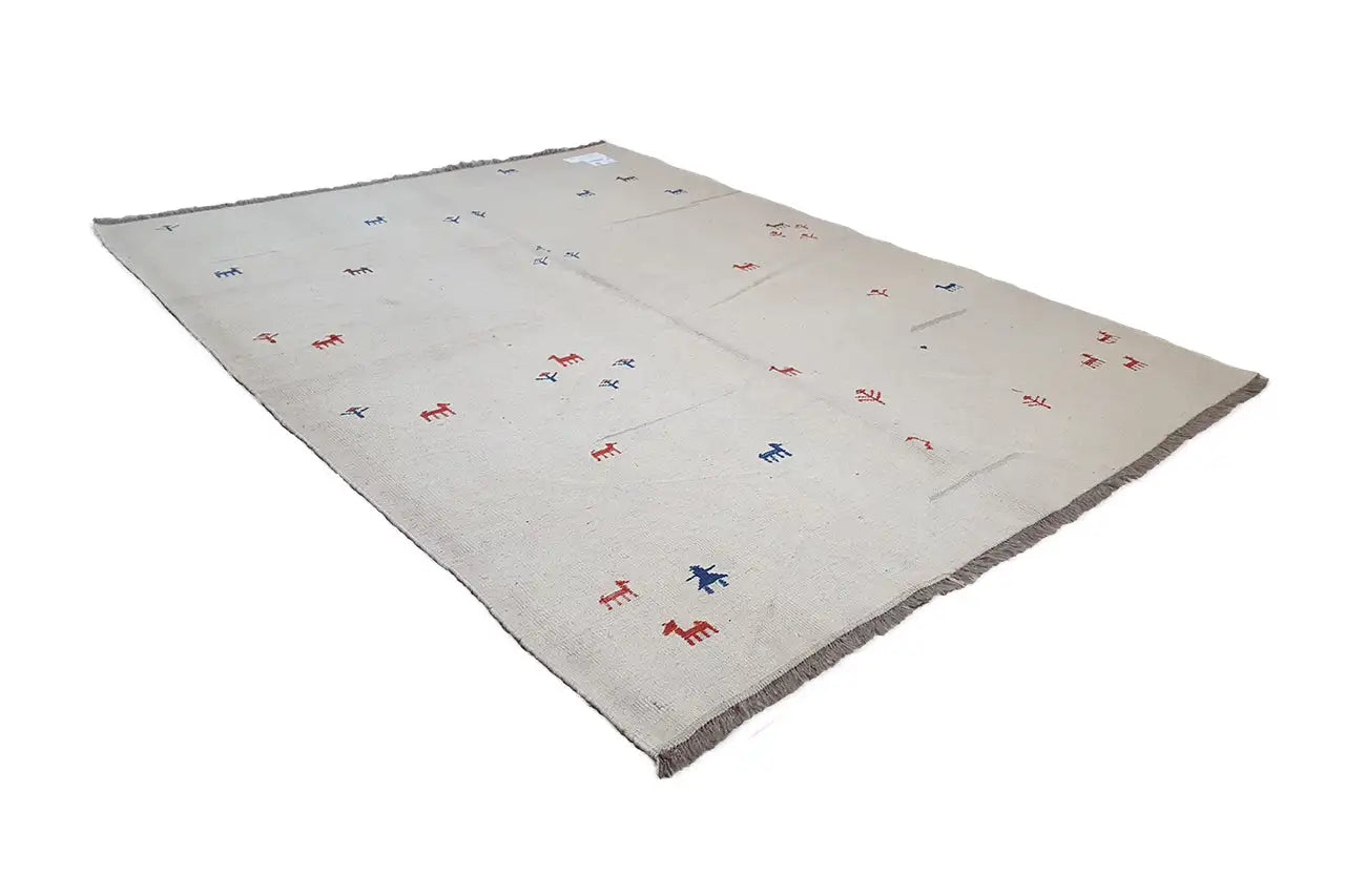 Kilim Qashqai - 13156 (201x158cm) - German Carpet Shop