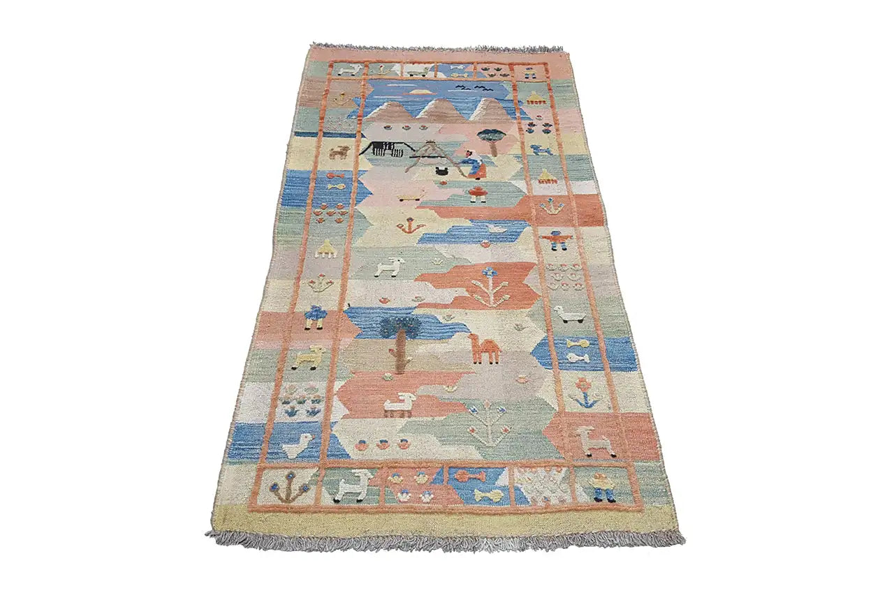 Kilim Qashqai - 800605 (168x86cm) - German Carpet Shop