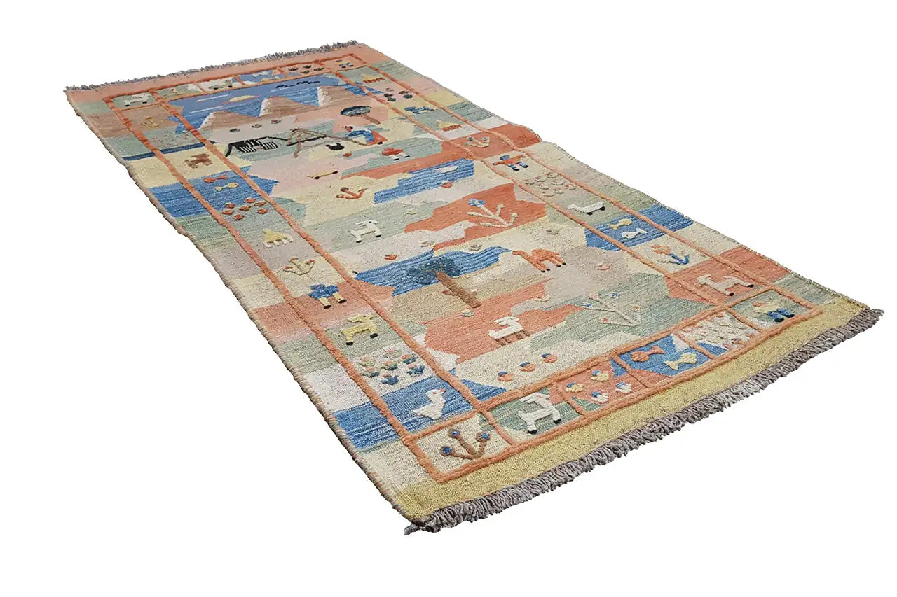 Kilim Qashqai - 800605 (168x86cm) - German Carpet Shop