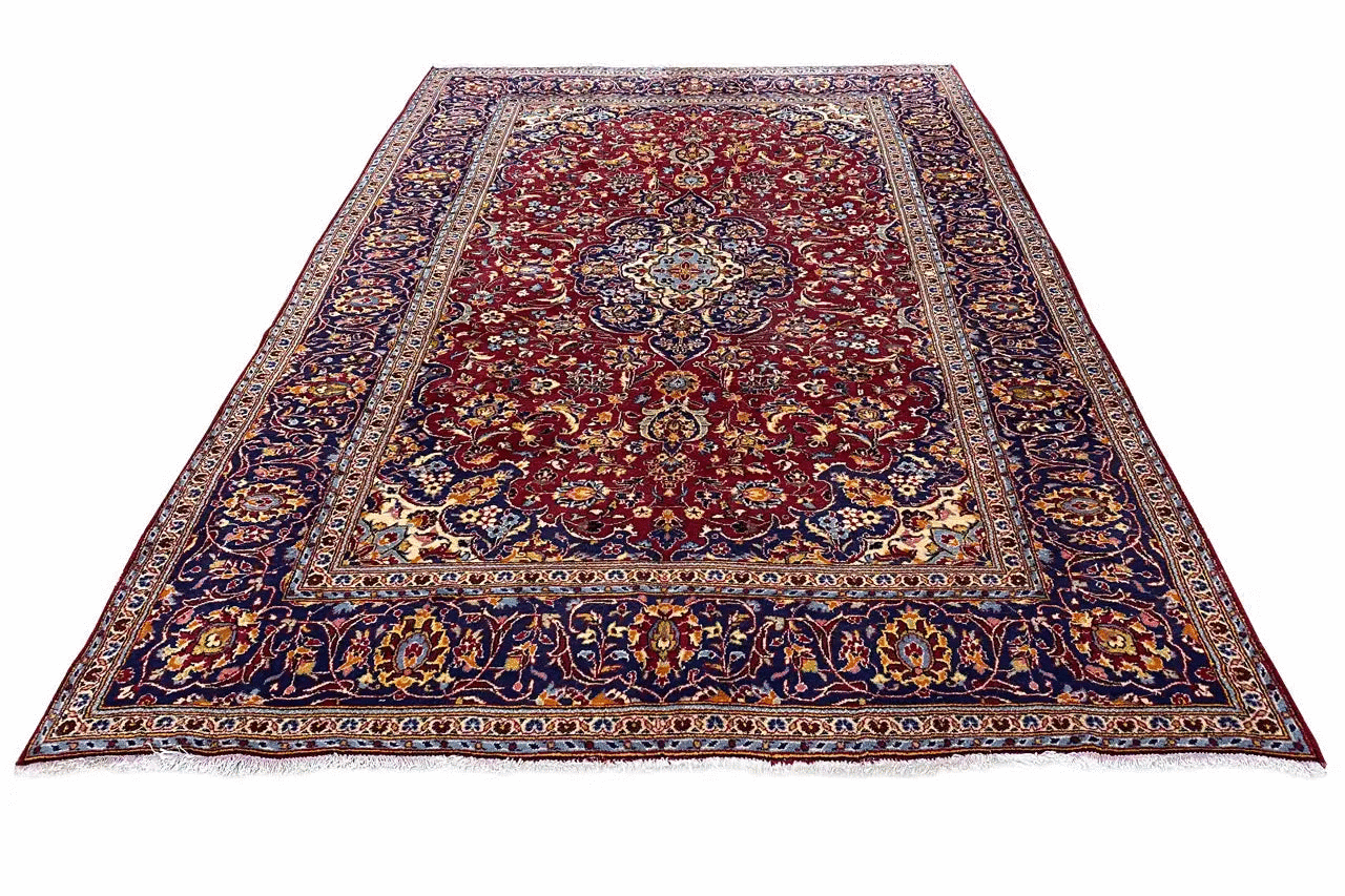 Keshan - Rot (320x195 cm) - German Carpet Shop