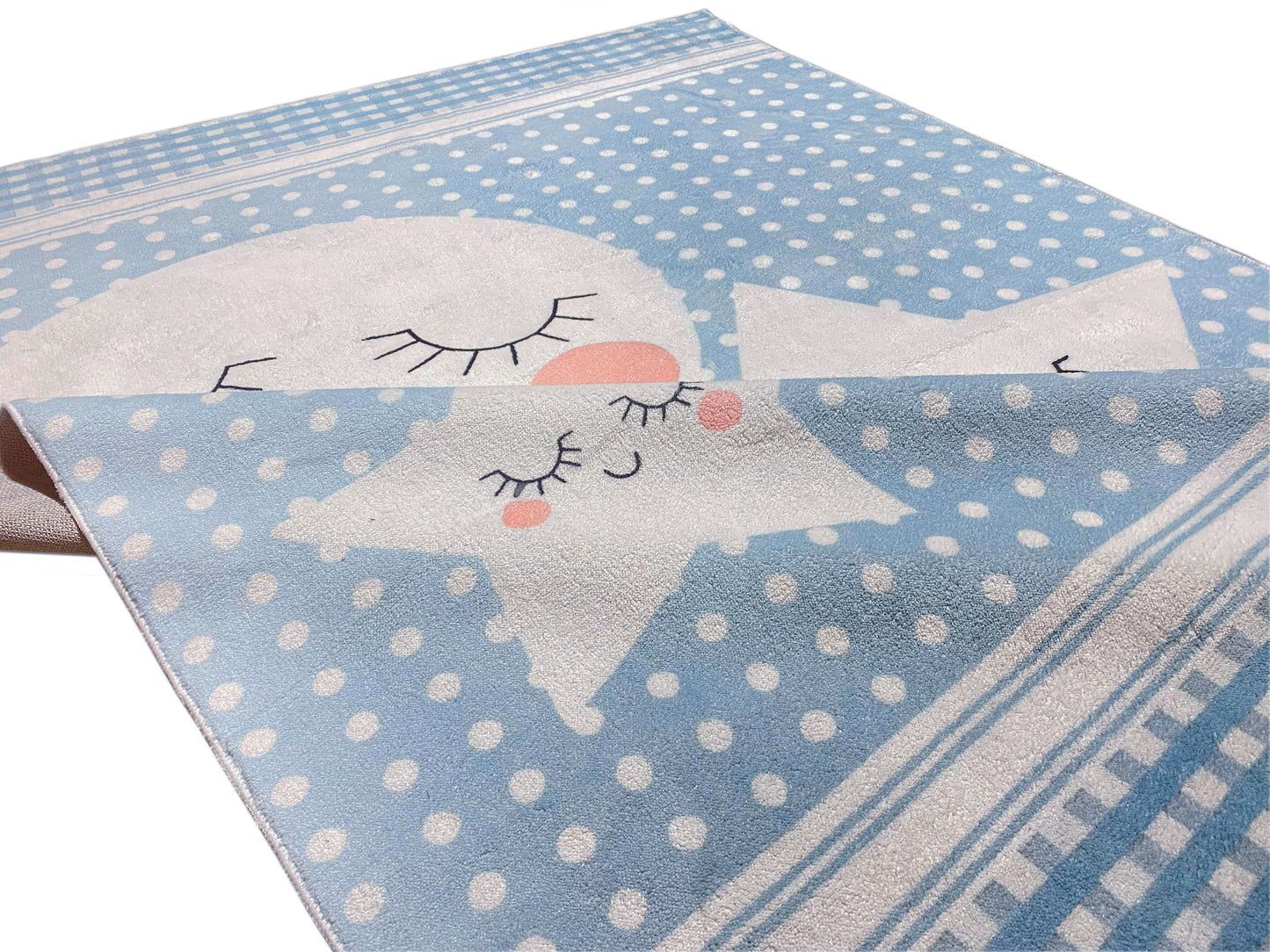 Children's Rug "Star World", blue, 160x230 cm
