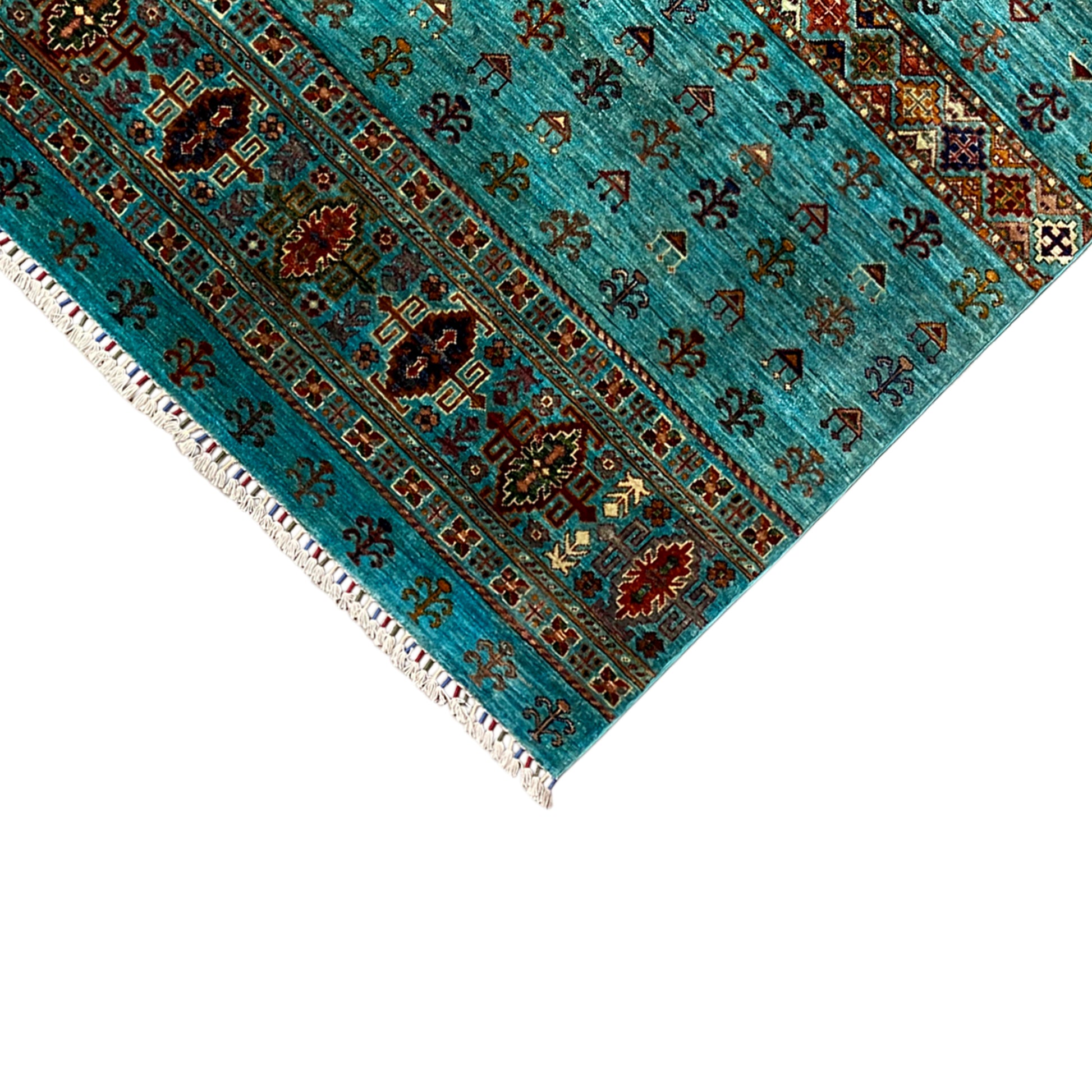 Khorjin Teppich Türkis 206x157 cm - German Carpet Shop