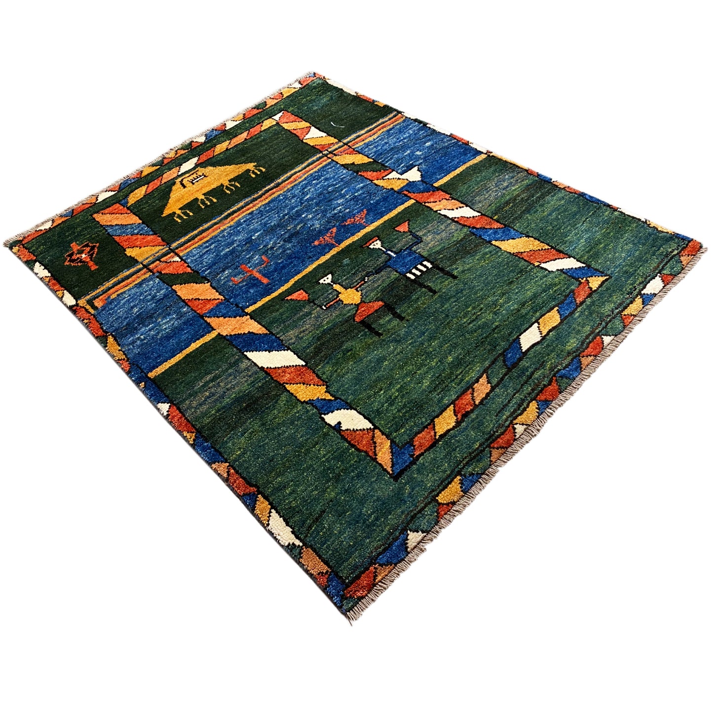 Gabbeh Carpet 170x140 cm