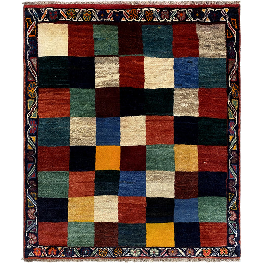 Gabbeh rug 127x114 cm