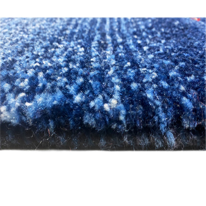 Gabbeh Teppich Blau 238x166 cm - German Carpet Shop