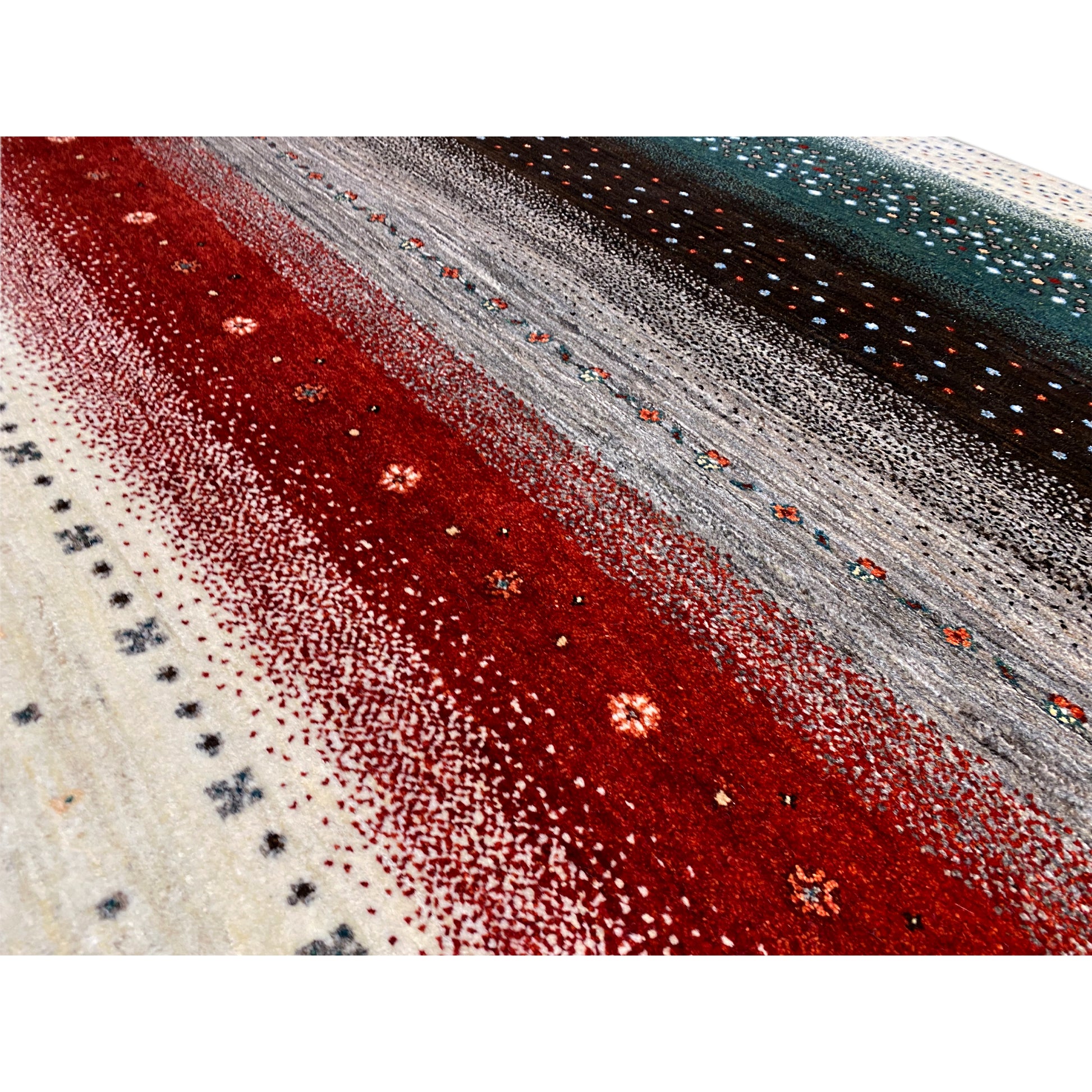 Gabbeh Teppich Bunt 206x148 cm - German Carpet Shop