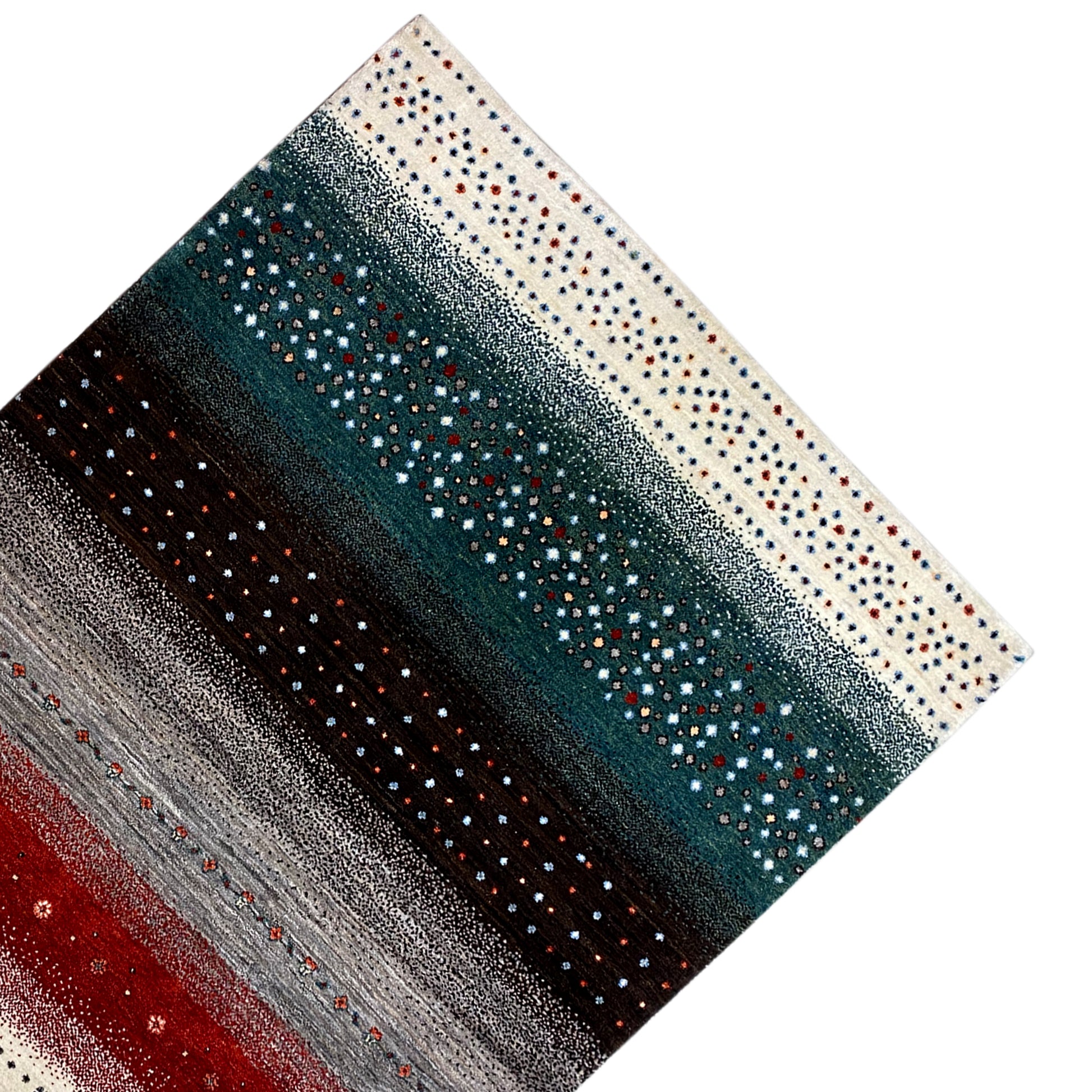 Gabbeh Teppich Bunt 206x148 cm - German Carpet Shop