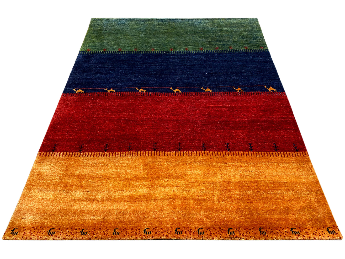 Gabbeh Rug 196x153 cm