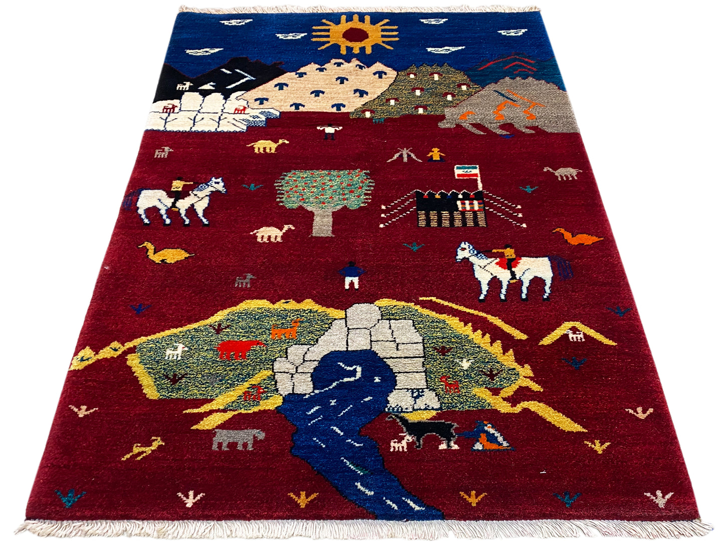 Gabbeh Luri Teppich - 145x100 cm