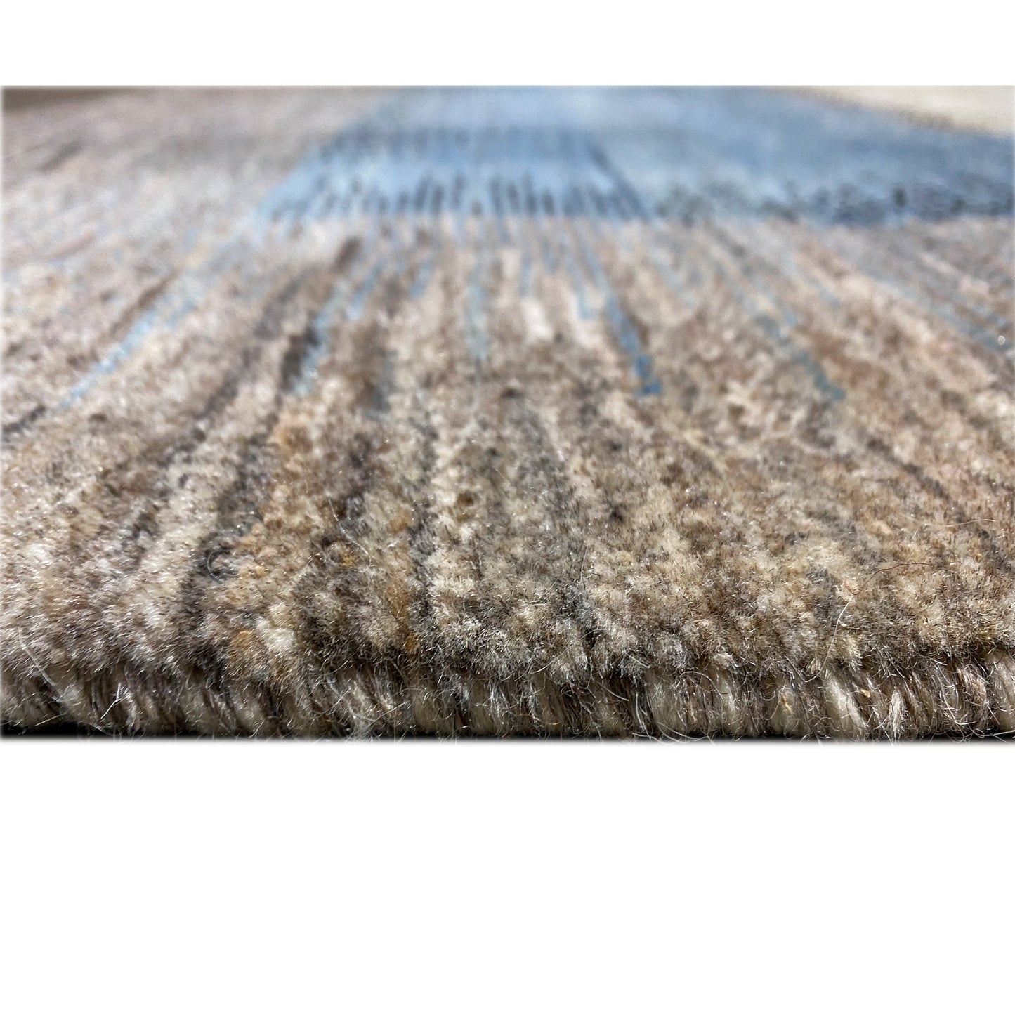 Gabbeh Exklusiver Teppich Grau 295x193 cm - German Carpet Shop