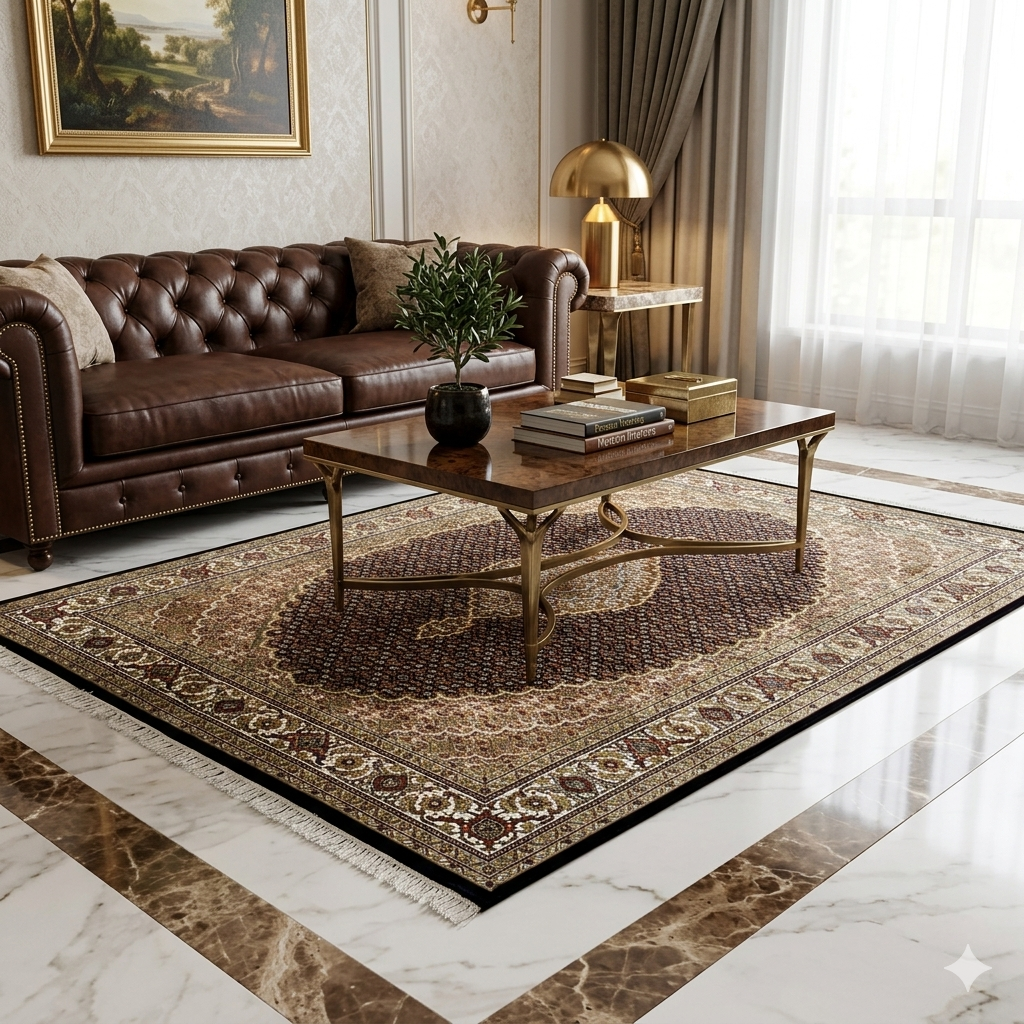 Indo Tabriz Rug - 240x171 cm