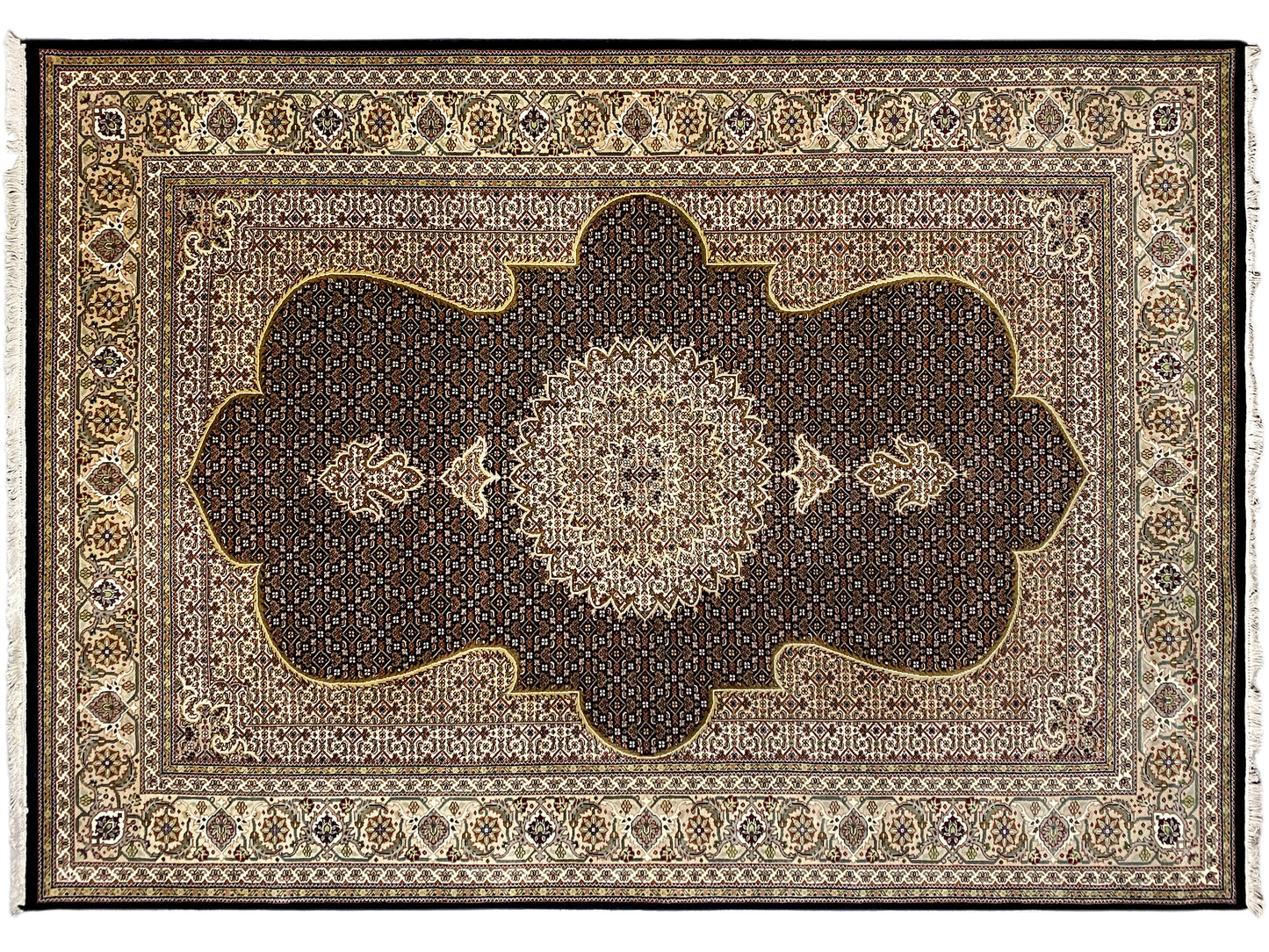 Indo Tabriz Rug - 298x198 cm