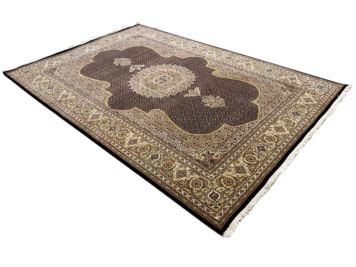 Indo Tabriz Rug - 297x201 cm