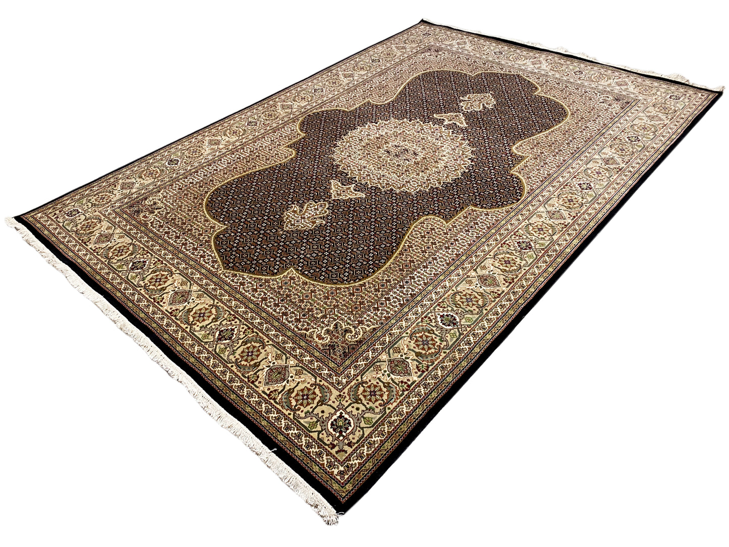 Indo Tabriz Rug - 297x201 cm