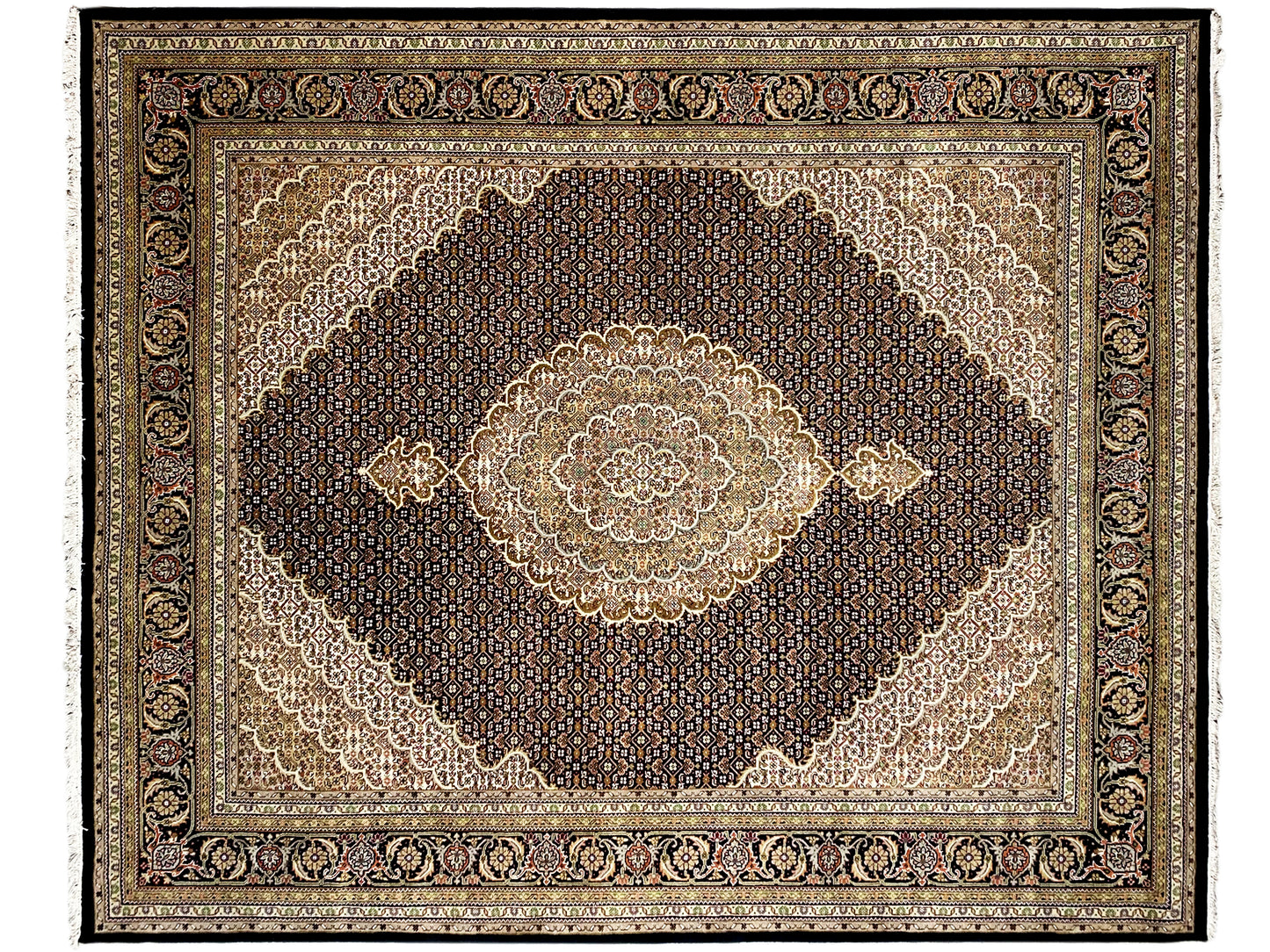 Indo Tabriz Rug - 302x243 cm