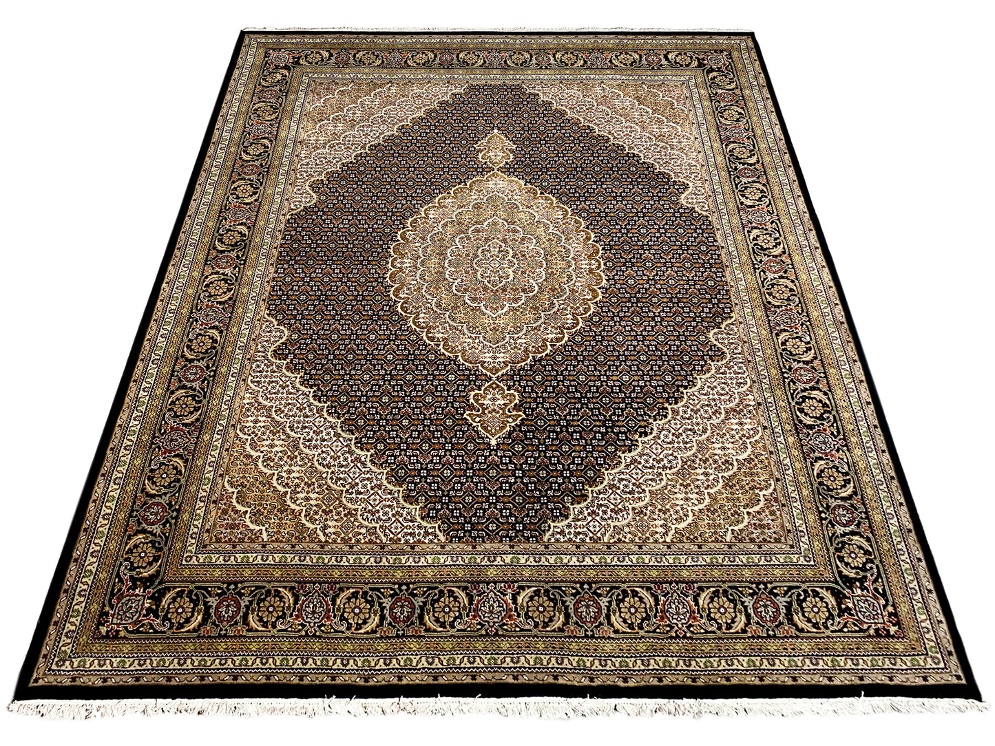 Indo Tabriz Rug - 302x243 cm